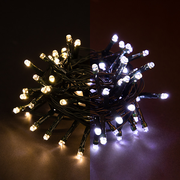123inkt 123led éclairage de Noël 8,9 mètres 80 ampoules - blanc froid & blanc chaud  LDR07016 - 1