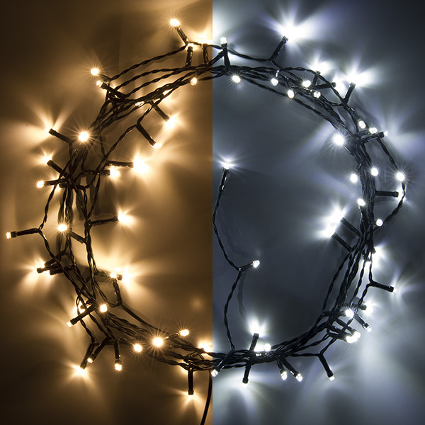 123inkt 123led éclairage de Noël 8,9 mètres 80 ampoules - blanc froid & blanc chaud  LDR07016 - 1