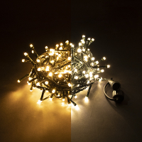 123inkt 123led éclairage micro cluster connectable 6 mètres extension 200 ampoules - blanc extra chaud & blanc chaud  LDR07142