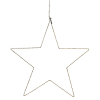 123led étoile de Noël suspendue 56 cm blanc extra chaud & blanc chaud 300 lumières - noir LDR07275 - 2
