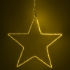 123led étoile de Noël suspendue 56 cm blanc extra chaud & blanc chaud 300 lumières - noir LDR07275 - 3