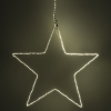 123led étoile de Noël suspendue 56 cm blanc extra chaud & blanc chaud 300 lumières - noir LDR07275 - 4