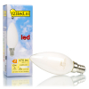 123led E14 ampoule LED à filament bougie mate dimmable 4W (40W)