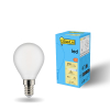123led E14 ampoule LED sphérique mate dimmable 4000K 2,5W (25W)