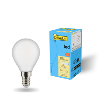 123inkt 123led E14 ampoule LED sphérique mate dimmable 4,5W (40W)  LDR01914