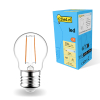 123led E27 ampoule LED à filament sphérique 2,5W (25W)