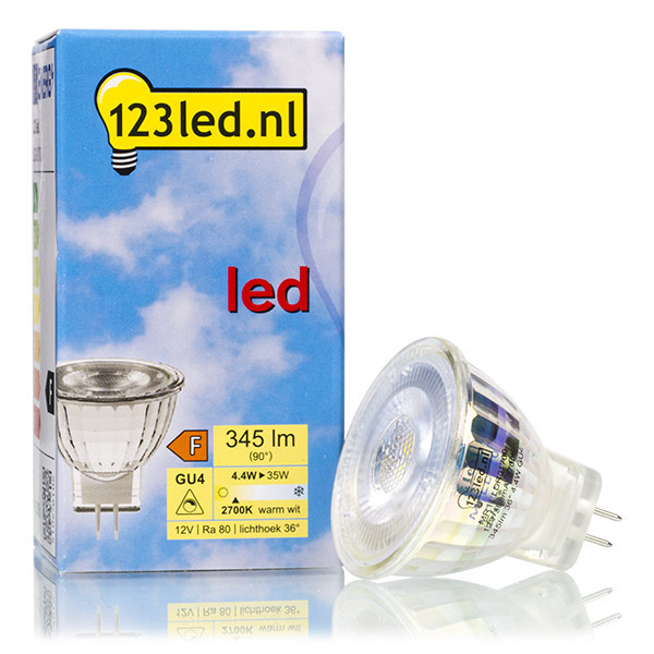 123led GU4 spot LED dimmable 4.4W (35W) 123inkt