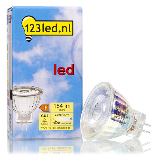 123inkt 123led GU4 spot LED non dimmable 2.3W (20W)  LDR01698 - 1