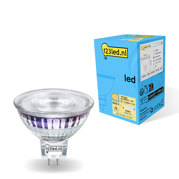 123inkt 123led GU5.3 spot LED 2,2W (25W)  LDR01740 - 1