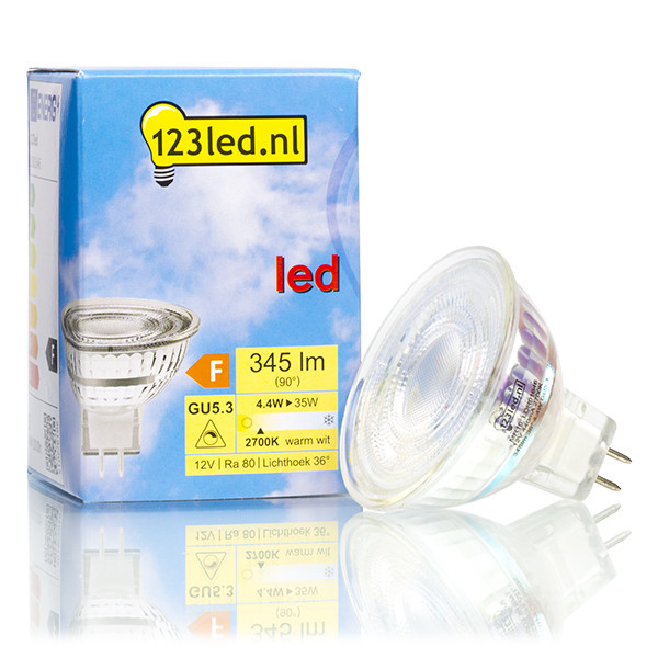 123led GU5.3 spot LED dimmable 4,4W (35W) 123inkt