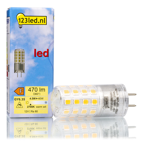 123inkt 123led GY6.35 capsule LED dimmable 4.5W (40W)  LDR01690 - 1