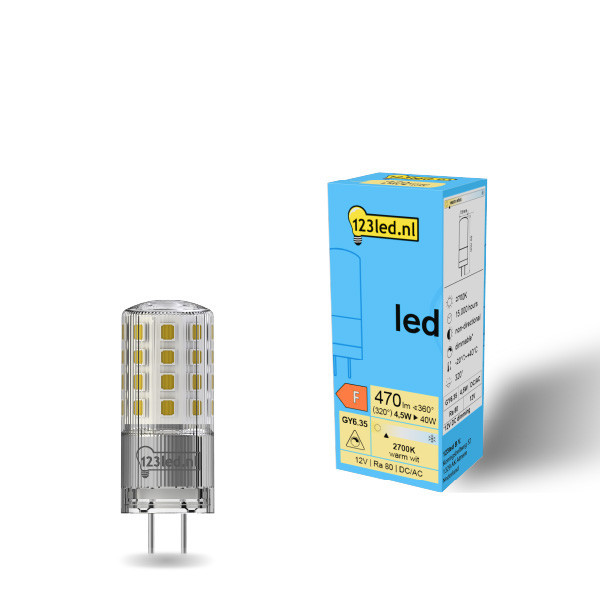 123inkt 123led GY6.35 capsule LED dimmable 4,5W (40W)  LDR01946 - 1