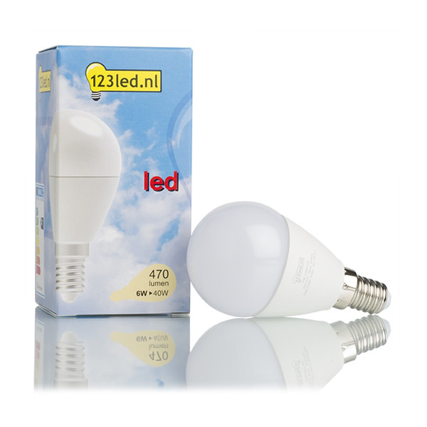 123inkt 123led Sfeerdim E14 ampoule LED sphérique dimmable 6W (40W) RDL2015218 LDR01229 - 1