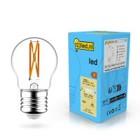 123inkt 123led ampoule LED à filament E27 sphérique dimmable 2,5W (25W)  LDR02072