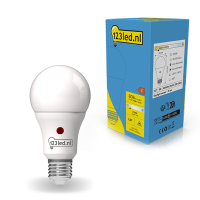 123inkt 123led ampoule LED E27 | Poire A60 | Mat | Capteur de lumière du jour | 2700K | 8 W (60 W) 929001383631c LDR01844