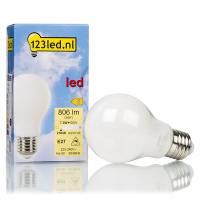 123inkt 123led ampoule led E27 poire mat dimmable 7,3W (60W) LDR01782 LDR01614