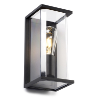 123inkt 123led applique murale Brooklyn pour 1x E27 - noir KH1806 LDR08529