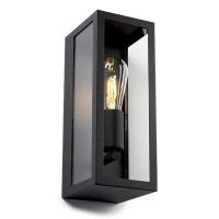 123inkt 123led applique murale Manhattan pour 1x E27 - noir KH662 LDR08527