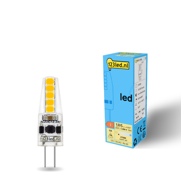 123inkt 123led capsule LED G4 dimmable 1,8W (19W)  LDR01936 - 1