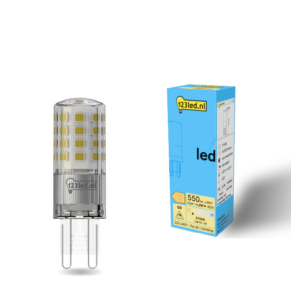 123inkt 123led capsule LED G9 4,2W (45W) - mat dimmable  LDR01960 - 1