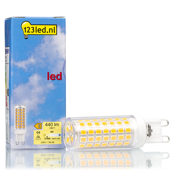 123inkt 123led capsule LED G9 claire dimmable 4.2W (40W)  LDR01714 - 1