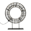 123led couronne de Noël sur pied 28 cm extra blanc chaud & blanc chaud 800 lampes LED - noir LDR07324 - 4
