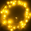123led guirlande lumineuse à piles 2m blanc extra chaud et blanc chaud 40 lumières argent LDR07280 - 2