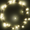 123led guirlande lumineuse à piles 2m blanc extra chaud et blanc chaud 40 lumières en cuivre LDR07277 - 3