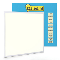 123inkt 123led panneau 60x60 cm | 4000K | 4000 lumens (40W) - blanc brillant 0801086L123 LDR08654