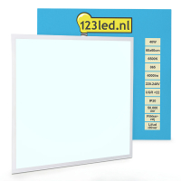 123inkt 123led panneau LED 60x60 cm | 6500K | 4000 lumens (40W) - blanc froid 0801104L123 LDR08656