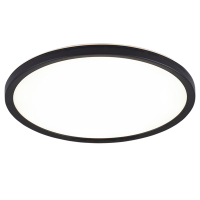 123inkt 123led plafonnier | Ø 42 cm | 3000-4000-6000K | 2880 lumens | Noir (24W)  LDR02159