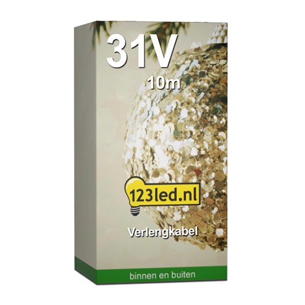 123led rallonge pour éclairage de Noël connectable 10 mètres 31V LDR07157 - 2