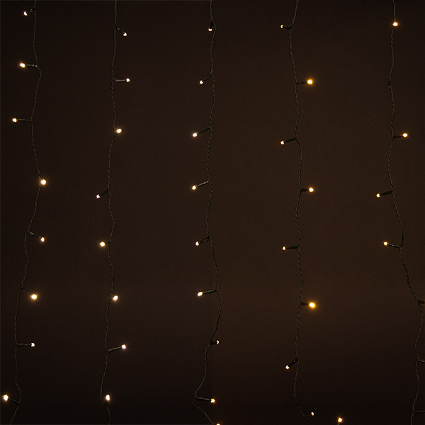 123inkt 123led rideau lumineux 225x300 480 ampoules - blanc extra chaud & blanc chaud  LDR07014 - 1