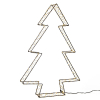 123led sapin de Noël 3D 56 cm blanc extra chaud & blanc chaud 540 lumières - noir LDR07273 - 2