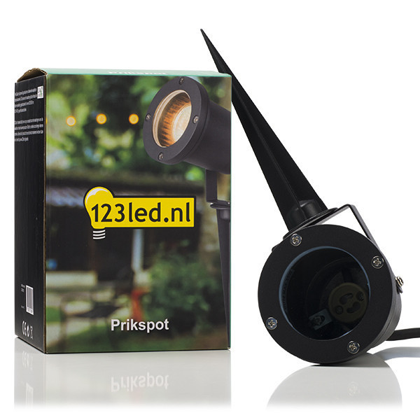 123inkt 123led spot à piquer Samara pour 1x GU10 - noir 1131 LDR08521 - 2