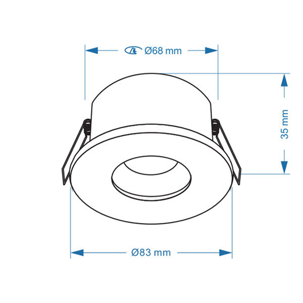 123led spot LED GU10 - noir LDR08015 - 4
