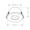 123led spot LED GU10 - noir LDR08015 - 4