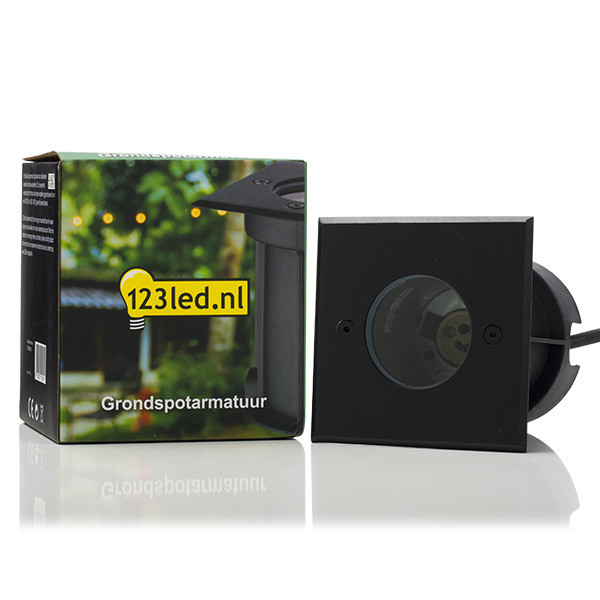 123inkt 123led spot de sol Athene pour 1x GU10 - noir KH7144B LDR08526 - 2