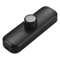 123inkt 123led variateur cordon LED avec bouton rotatif (RC) (0-25W) - noir 960000201 LDR06201