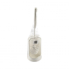 Brosse de toilette avec support - blanc