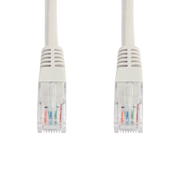 Cat5e câble réseau de marque 123encre (5m) - gris 302661 - 1