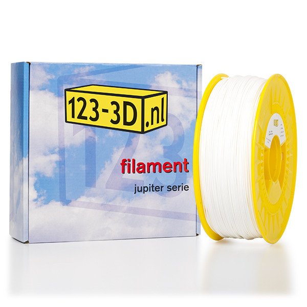 123inkt Filament 1,75 mm ABS 1 kg série Jupiter (marque 123-3D) - blanc  DFP01096 - 1