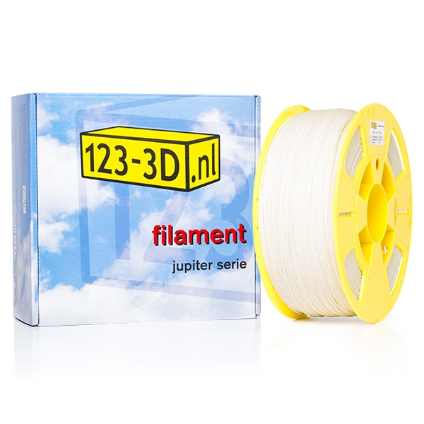 123inkt Filament 1,75 mm ABS 1 kg série Jupiter (marque distributeur 123-3D) - blanc  DFA11001 - 1