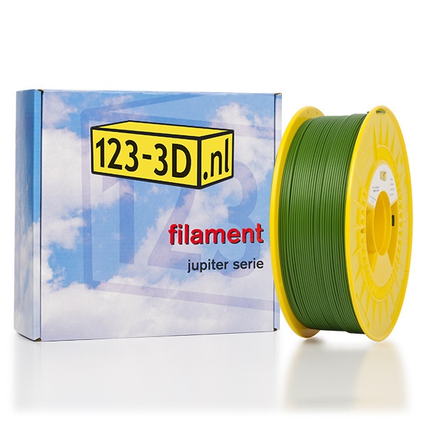 123inkt Filament 1,75 mm PLA 1,1 kg série Jupiter (marque distributeur 123-3D) - vert feuillage  DFP01060 - 1