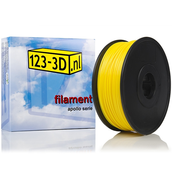 123inkt Filament 2,85 mm ABS 1 kg série Apollo (marque distributeur 123-3D) - jaune  DFA00025 - 1