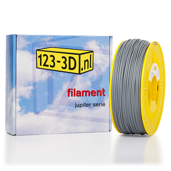 123inkt Filament 2,85 mm ABS 1 kg série Jupiter (marque 123-3D) - gris  DFP01165 - 1