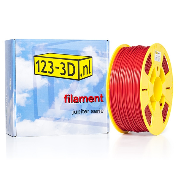 123inkt Filament 2,85 mm ABS 1 kg série Jupiter (marque distributeur 123-3D) - rouge  DFA11021 - 1