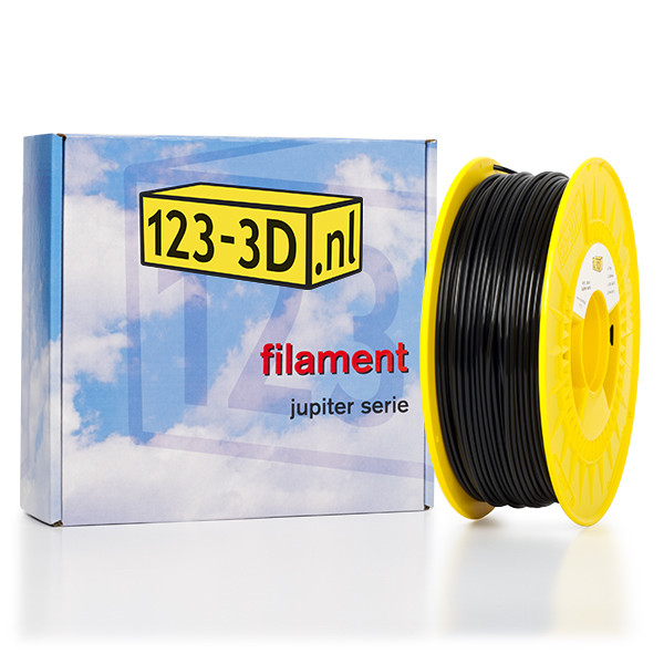 123inkt Filament 2,85 mm PETG 1 kg série Jupiter (marque 123-3D) - noir  DFP01125 - 1