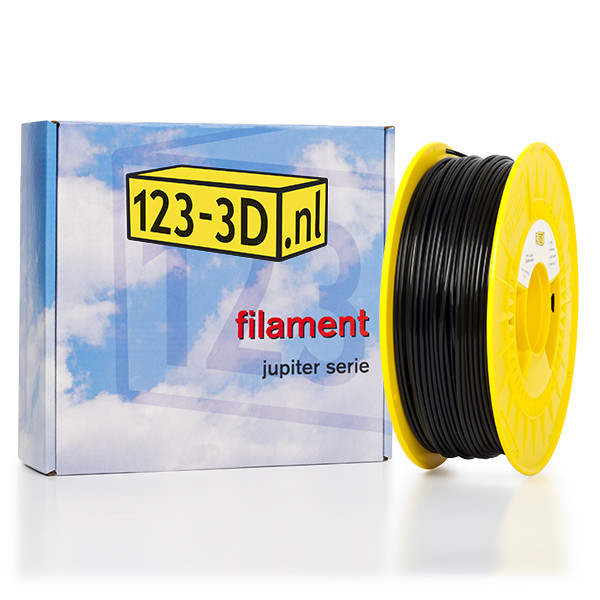 123inkt Filament 2,85 mm PETG 1 kg série Jupiter (marque maison 123-3D) - noir  DFP01125 - 1