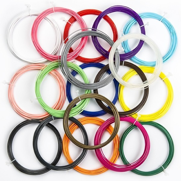 123inkt Filament pour stylo 3D 18 couleurs (18 x 10 mètres)  DPE00050 - 1